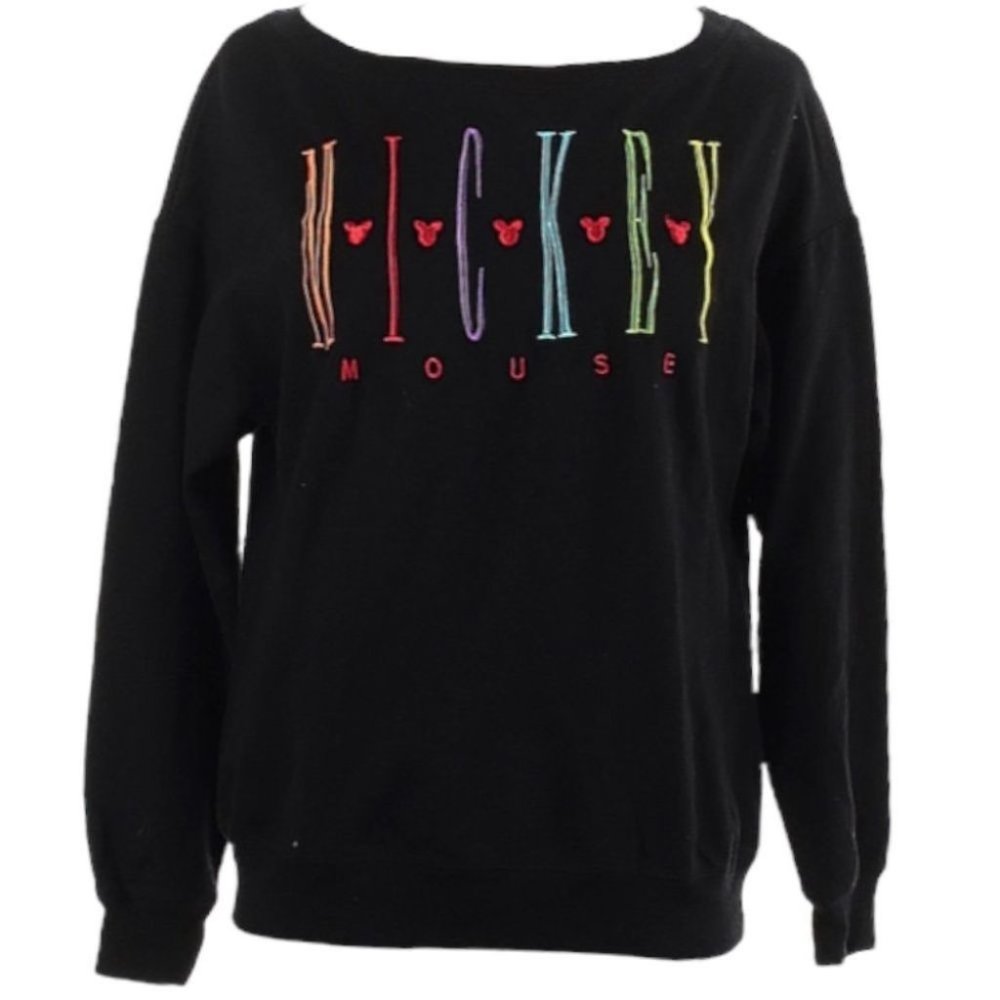 Disney Parks Mickey Mouse embroidered long sleeve tee